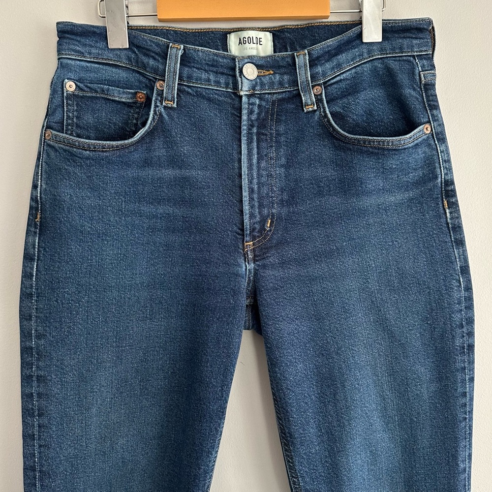 AGOLDE Kye Mid Rise Straight Ankle Jeans Size 28 - Picture 3 of 15
